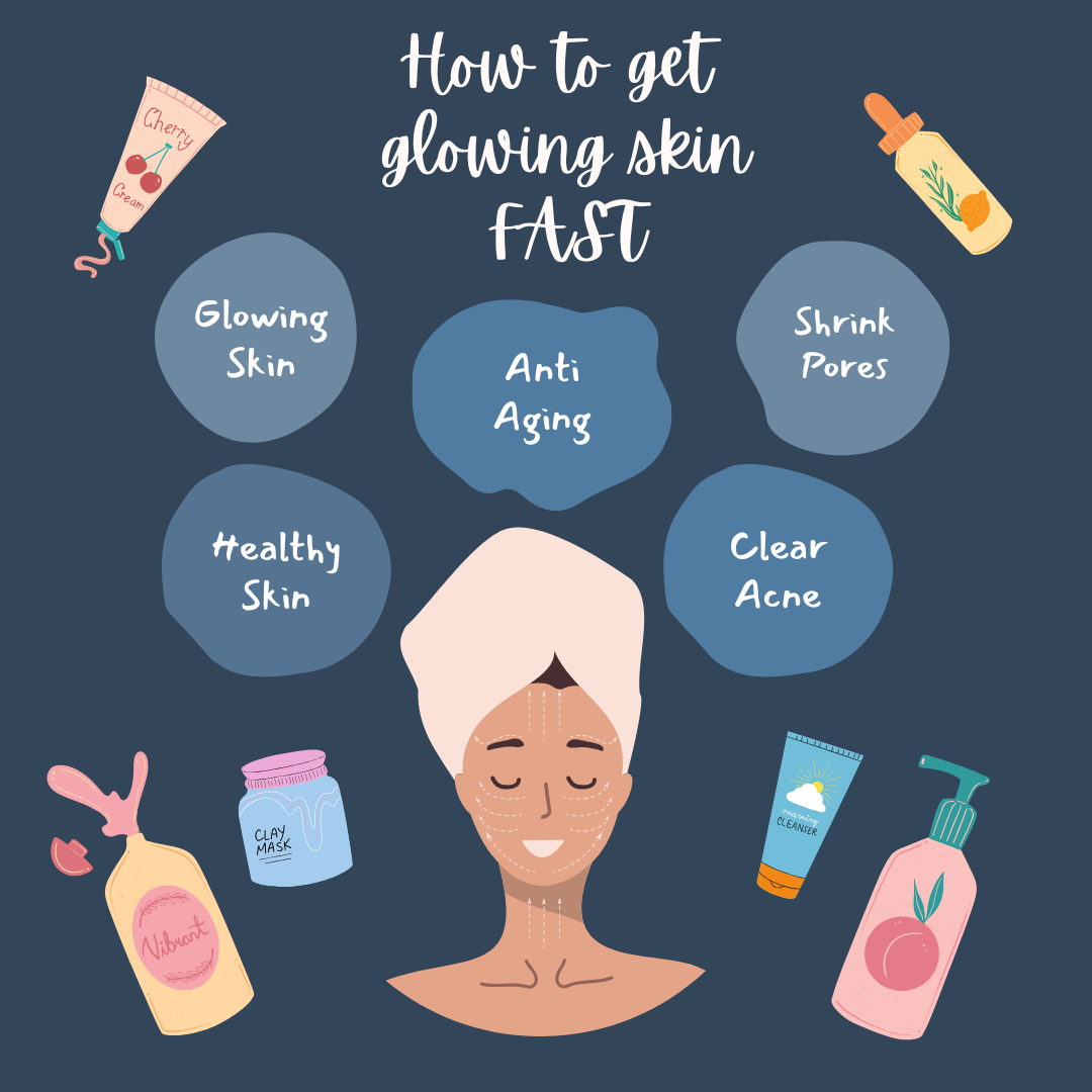 How to get glowing skin fast | How to get skin to glow fast ? |  Best ingredients for skincare in India